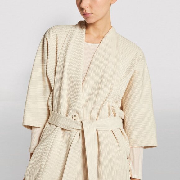 Issey Miyake Sashiko Wrap Kimono Jacket size "2" - one size only (fits M-XL) - Picture 3 of 15